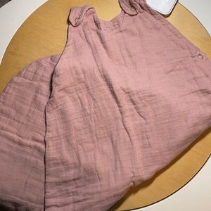 Numero 74 Mauve Summer sleep sac with zipper side and snap top